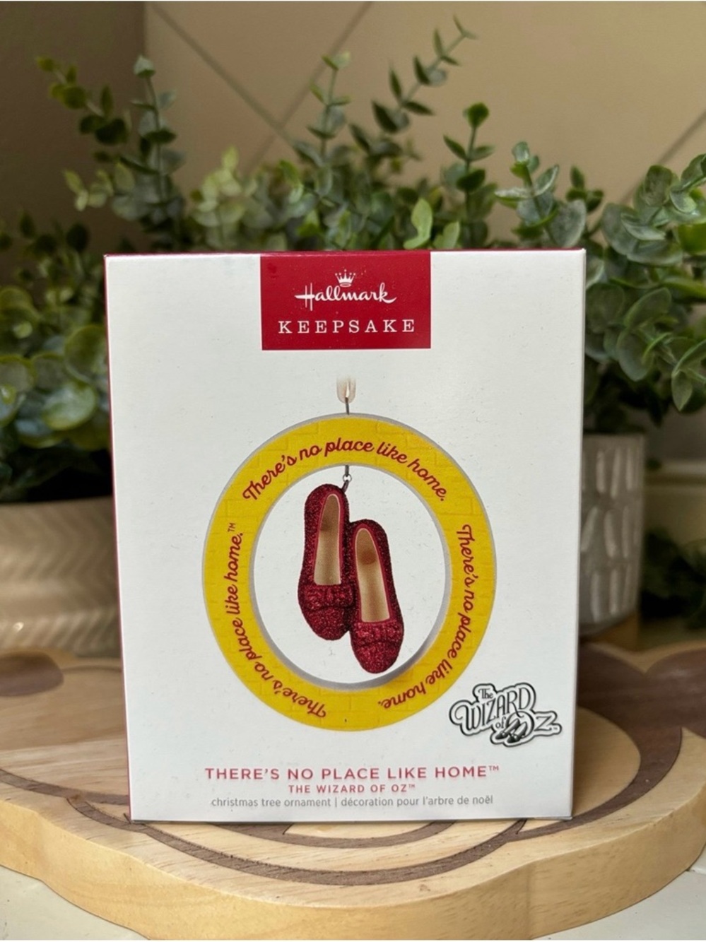 Hallmark Keepsake 'There's No Place Like Home' Red Dorothy Shoes Ornament
